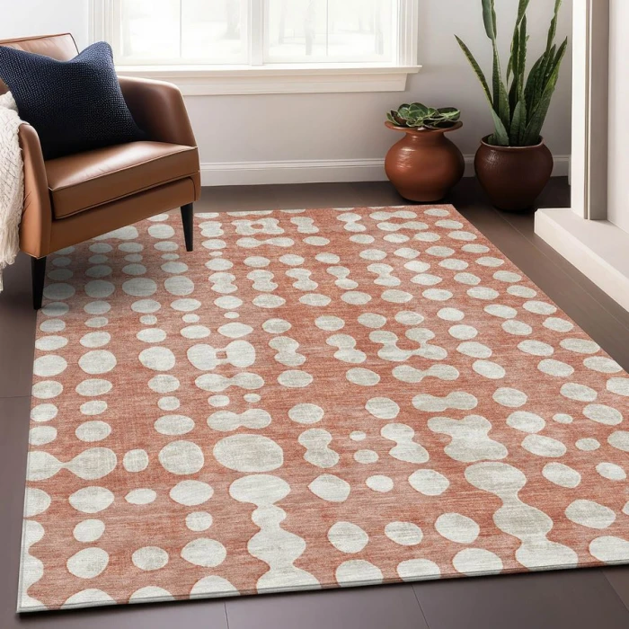 Addison Chantille ACN869-Salmon 10 ft. X 14 ft. Rectangle Rug