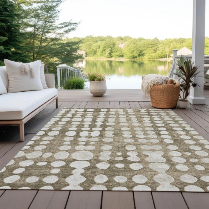 Addison Chantille ACN869-Taupe 9 ft. X 12 ft. Rectangle Rug