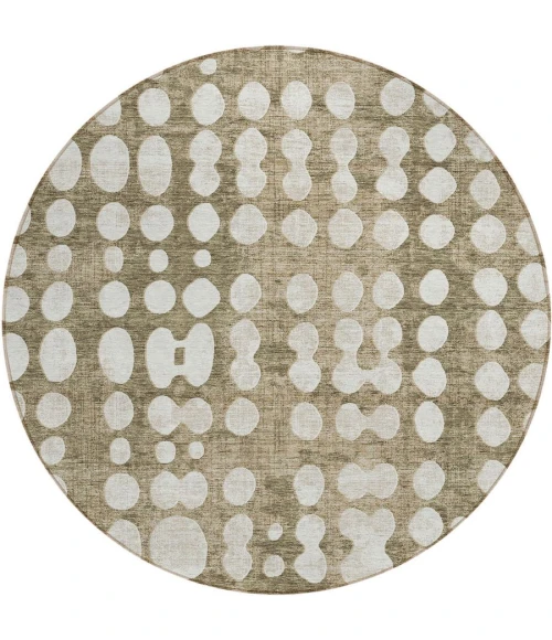 Addison Chantille ACN869-Taupe 8 ft. X 8 ft. Round Rug