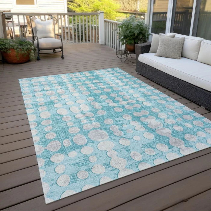 Addison Chantille ACN869-Teal 5 ft. X 7 ft. 6 in. Rectangle Rug