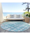 Addison Chantille ACN869-Teal 8 ft. X 8 ft. Round Rug