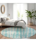 Addison Chantille ACN869-Teal 8 ft. X 8 ft. Round Rug