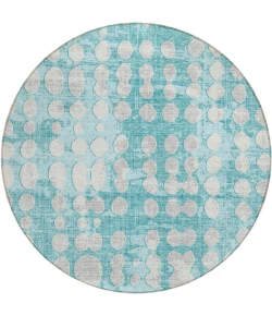 Addison Chantille ACN869-Teal 8 ft. X 8 ft. Round Rug