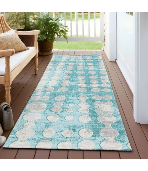 Addison Chantille ACN869-Teal 2 ft. 3 in. X 7 ft. 6 in. Rectangle Rug
