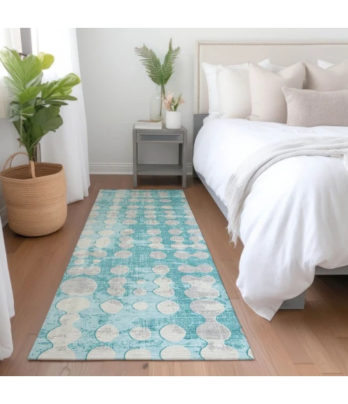 Addison Chantille ACN869-Teal 2 ft. 3 in. X 7 ft. 6 in. Rectangle Rug