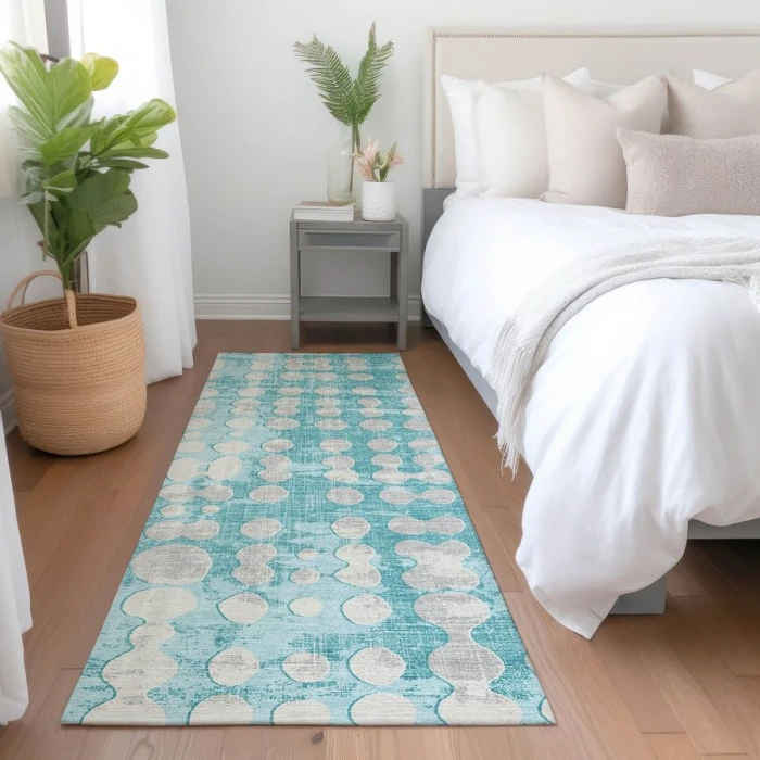 Addison Chantille ACN869-Teal 2 ft. 3 in. X 7 ft. 6 in. Rectangle Rug