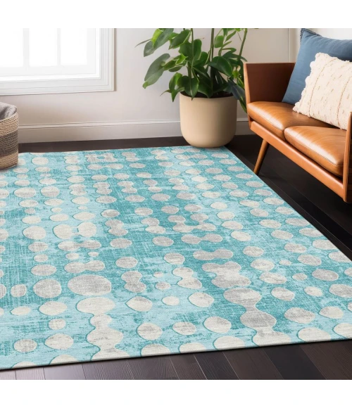 Addison Chantille ACN869-Teal 3 ft. X 5 ft. Rectangle Rug