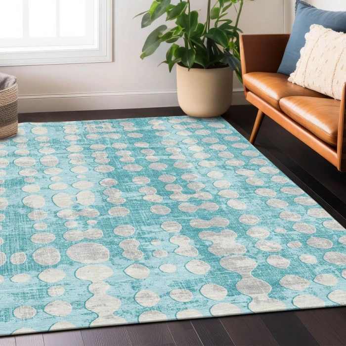 Addison Chantille ACN869-Teal 5 ft. X 7 ft. 6 in. Rectangle Rug