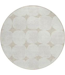 Addison Chantille ACN870-Beige 8 ft. X 8 ft. Round Rug