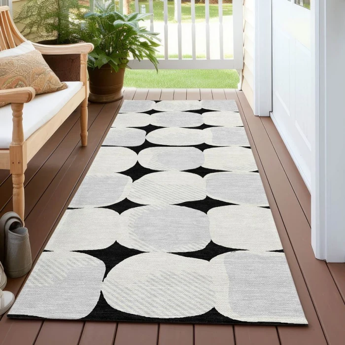 Addison Chantille ACN870-Black 2 ft. 3 in. X 7 ft. 6 in. Rectangle Rug