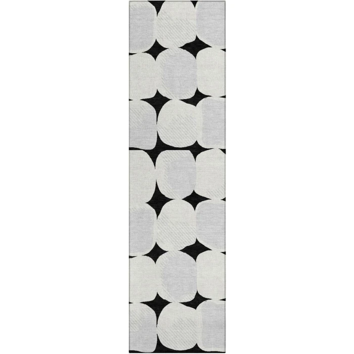 Addison Chantille ACN870-Black 2 ft. 3 in. X 7 ft. 6 in. Rectangle Rug