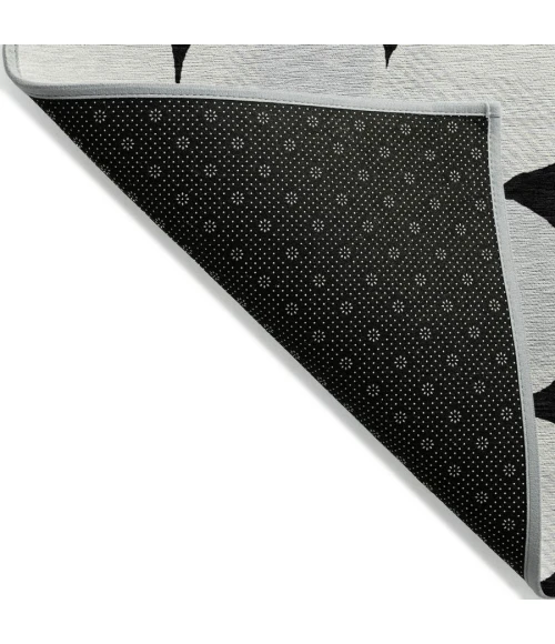 Addison Chantille ACN870-Black 8 ft. X 8 ft. Round Rug