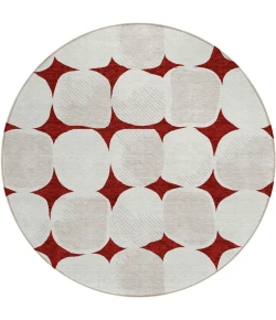 Addison Chantille ACN870-Burgundy 8 ft. X 8 ft. Round Rug