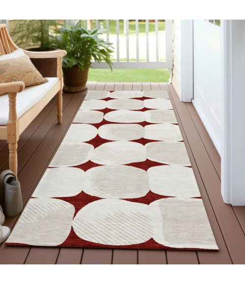 Addison Chantille ACN870-Burgundy 2 ft. 3 in. X 7 ft. 6 in. Rectangle Rug