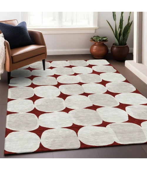 Addison Chantille ACN870-Burgundy 10 ft. X 14 ft. Rectangle Rug