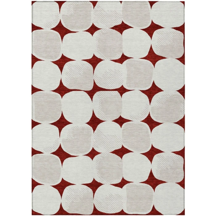 Addison Chantille ACN870-Burgundy 9 ft. X 12 ft. Rectangle Rug