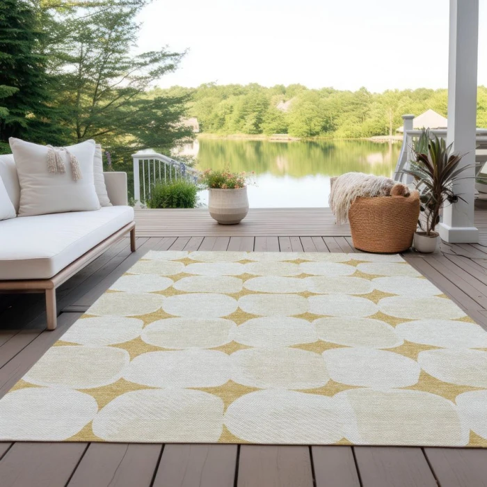 Addison Chantille ACN870-Gold 8 ft. X 10 ft. Rectangle Rug