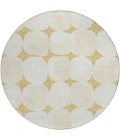 Addison Chantille ACN870-Gold 8 ft. X 8 ft. Round Rug