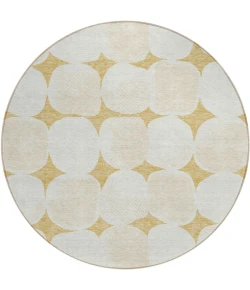 Addison Chantille ACN870-Gold 8 ft. X 8 ft. Round Rug
