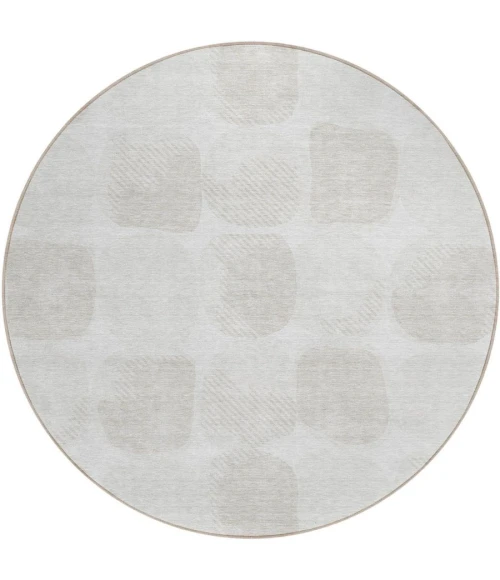Addison Chantille ACN870-Ivory 8 ft. X 8 ft. Round Rug