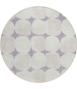 Addison Chantille ACN870-Lavender 8 ft. X 8 ft. Round Rug