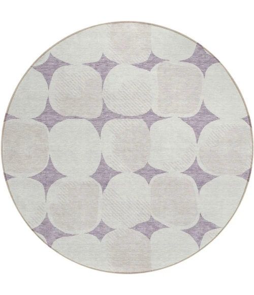 Addison Chantille ACN870-Lavender 8 ft. X 8 ft. Round Rug