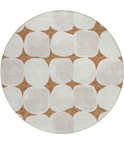 Addison Chantille ACN870-Paprika 8 ft. X 8 ft. Round Rug