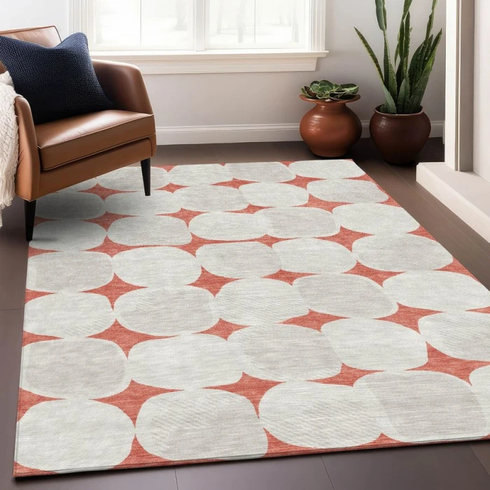 Addison Chantille ACN870-Salmon 9 ft. X 12 ft. Rectangle Rug