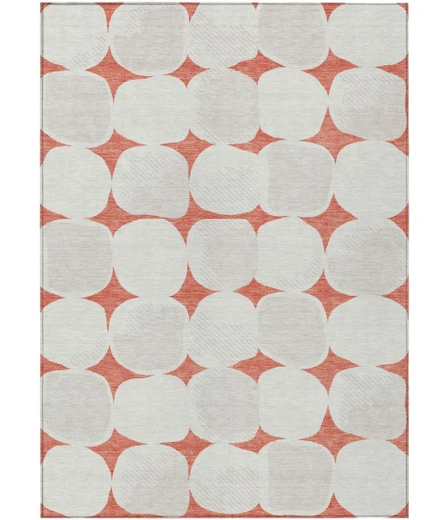Addison Chantille ACN870-Salmon 5 ft. X 7 ft. 6 in. Rectangle Rug