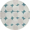 Addison Chantille ACN870-Teal 8 ft. X 8 ft. Round Rug