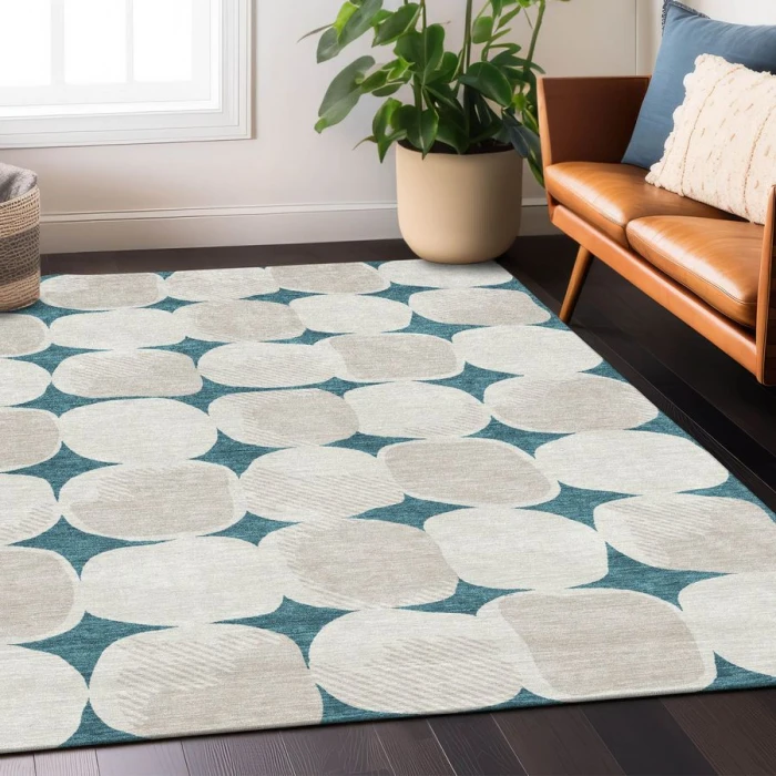 Addison Chantille ACN870-Teal 9 ft. X 12 ft. Rectangle Rug