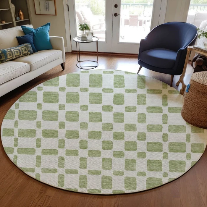 Addison Chantille ACN871-Aloe 8 ft. X 8 ft. Round Rug