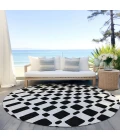 Addison Chantille ACN871-Black 8 ft. X 8 ft. Round Rug