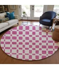 Addison Chantille ACN871-Blush 8 ft. X 8 ft. Round Rug