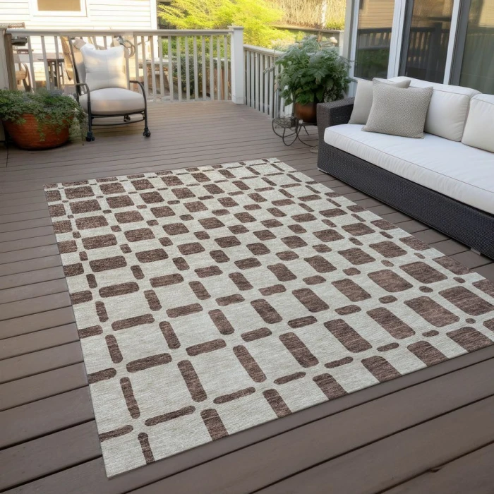 Addison Chantille ACN871-Brown 5 ft. X 7 ft. 6 in. Rectangle Rug