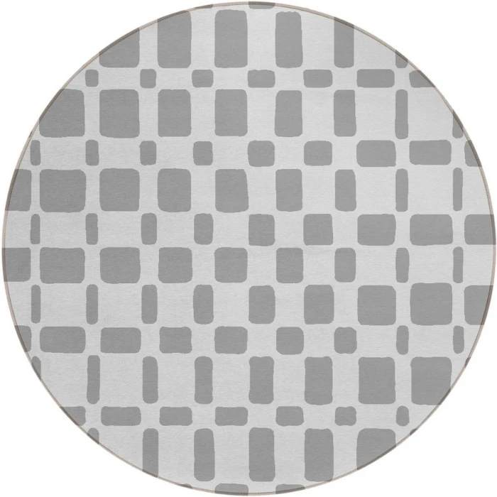 Addison Chantille ACN871-Gray 8 ft. X 8 ft. Round Rug