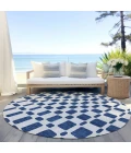 Addison Chantille ACN871-Navy 8 ft. X 8 ft. Round Rug
