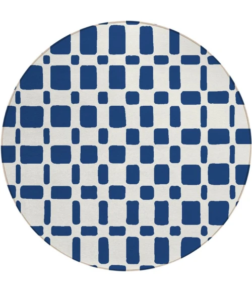 Addison Chantille ACN871-Navy 8 ft. X 8 ft. Round Rug