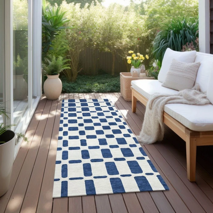 Addison Chantille ACN871-Navy 2 ft. 3 in. X 7 ft. 6 in. Rectangle Rug
