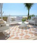 Addison Chantille ACN871-Peach 8 ft. X 8 ft. Round Rug