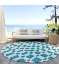 Addison Chantille ACN871-Teal 8 ft. X 8 ft. Round Rug
