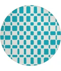 Addison Chantille ACN871-Teal 8 ft. X 8 ft. Round Rug