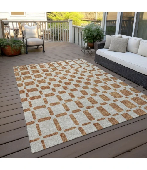 Addison Chantille ACN871-Terracotta 10 ft. X 14 ft. Rectangle Rug