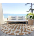 Addison Chantille ACN871-Terracotta 8 ft. X 8 ft. Round Rug