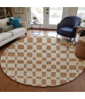 Addison Chantille ACN871-Terracotta 8 ft. X 8 ft. Round Rug