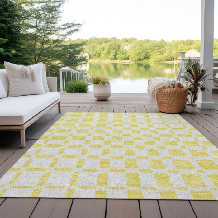 Addison Chantille ACN871-Yellow 9 ft. X 12 ft. Rectangle Rug