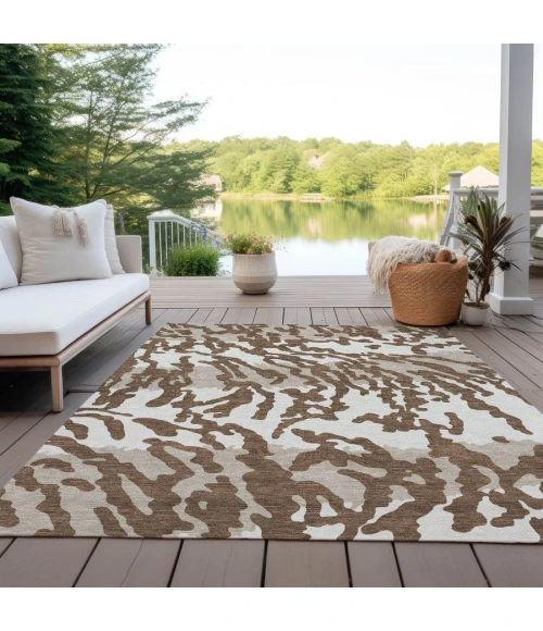 Addison Chantille ACN873-Chocolate 5 ft. X 7 ft. 6 in. Rectangle Rug