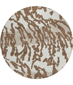 Addison Chantille ACN873-Chocolate 8 ft. X 8 ft. Round Rug