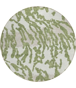 Addison Chantille ACN873-Green 8 ft. X 8 ft. Round Rug