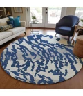 Addison Chantille ACN873-Navy 8 ft. X 8 ft. Round Rug